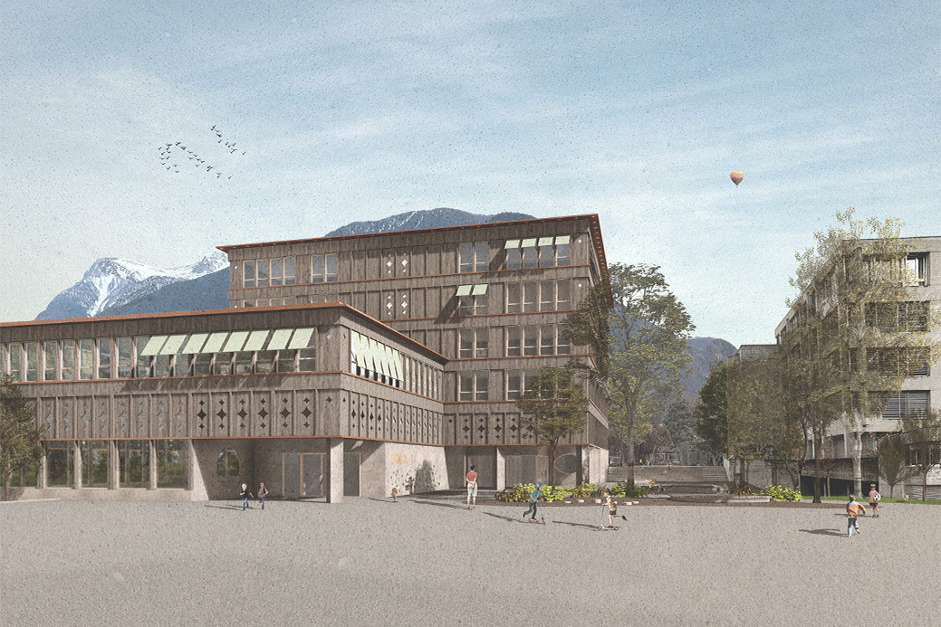 Juni 2024 / Projektwettbewerb Schulhaus im Sand, Visp